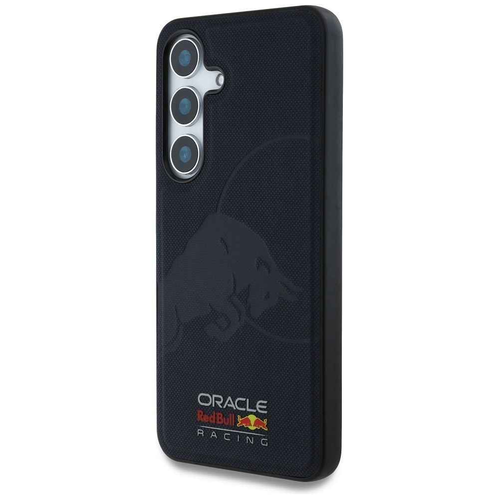 RED BULL futerał do SAMSUNG S25 RBHMS25S24PUBUFV (Magnetic Meshed PU W/ Debossed Bull) navy