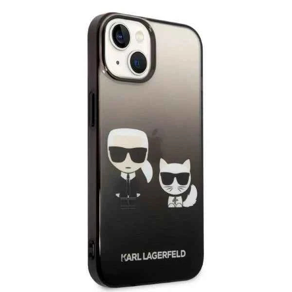 Etui Karl Lagerfeld KLHCP14STGKCK do Apple iPhone 14 6,1" hardcase Gradient Ikonik Karl & Choupette