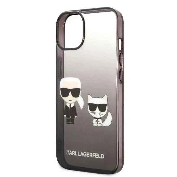 Etui Karl Lagerfeld KLHCP14STGKCK do Apple iPhone 14 6,1" hardcase Gradient Ikonik Karl & Choupette