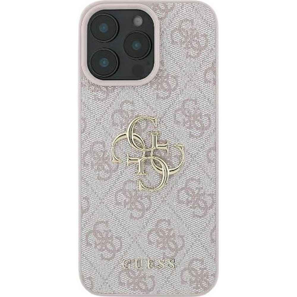 GUESS futerał do IPHONE 16 Plus GUHCP16M4GMGPI (4G PU Big Logo) różowy