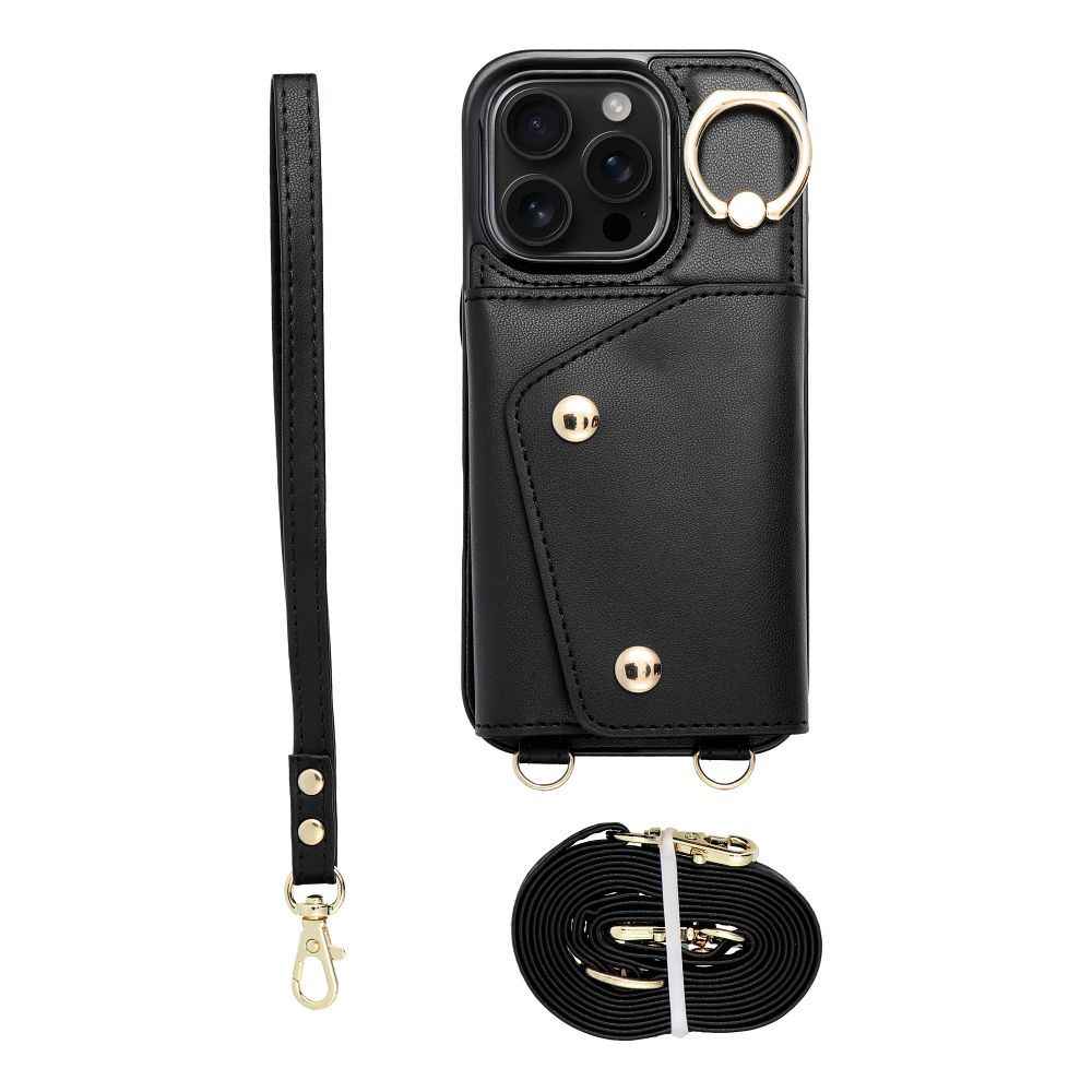 Futerał portfel WONDER dla IPHONE 14 czarny