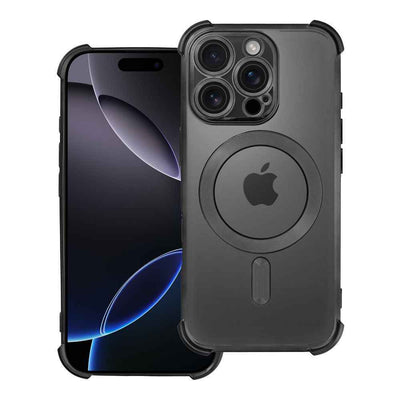 Etui ANTISHOCK ELECTRO do iPhone 16 Pro kompatybilny z MagSafe czarny