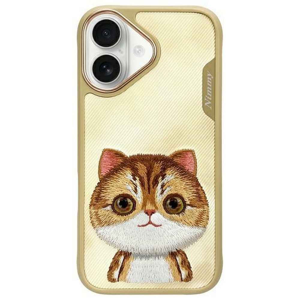 NIMMY futerał BIG EYED PET 2.0 Cat do IPHONE 16 khaki