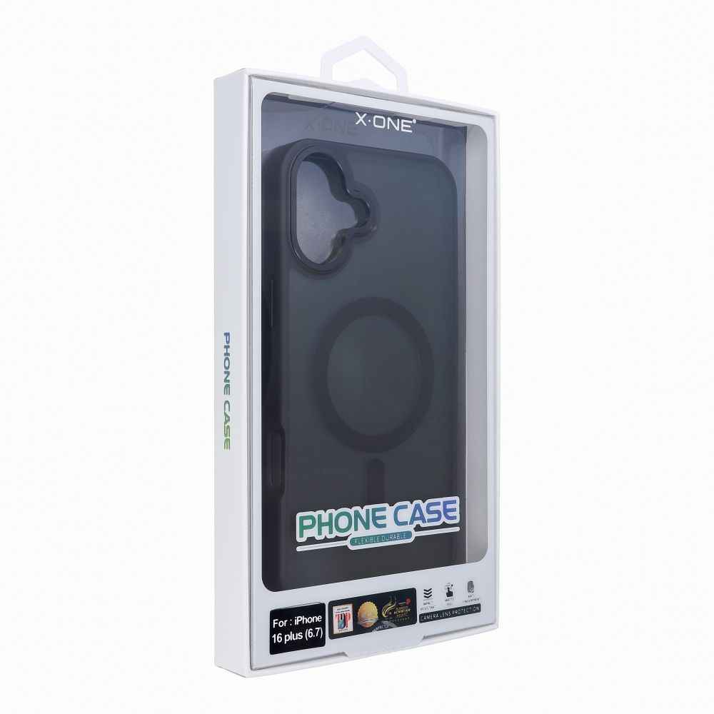 Futerał X-ONE Dropguard Magnetic Case Air (kompatybilny z MagSafe) - do Apple iPhone 16 Plus czarny