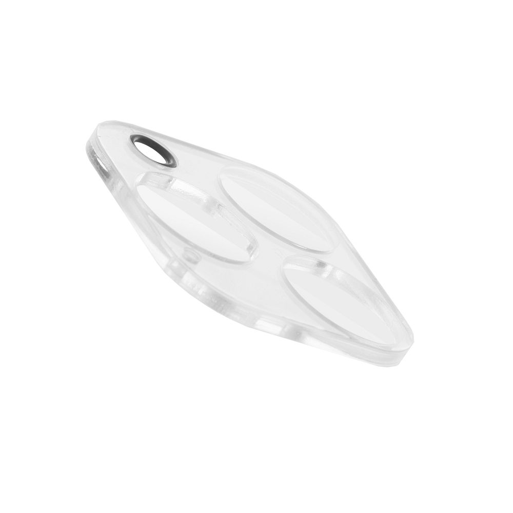 Grafika przedstawia produkt Szkło hartowane 5D Full Glue do aparatu - do iPhone 16 Pro Transparent dostępny w sklepie Etui24.