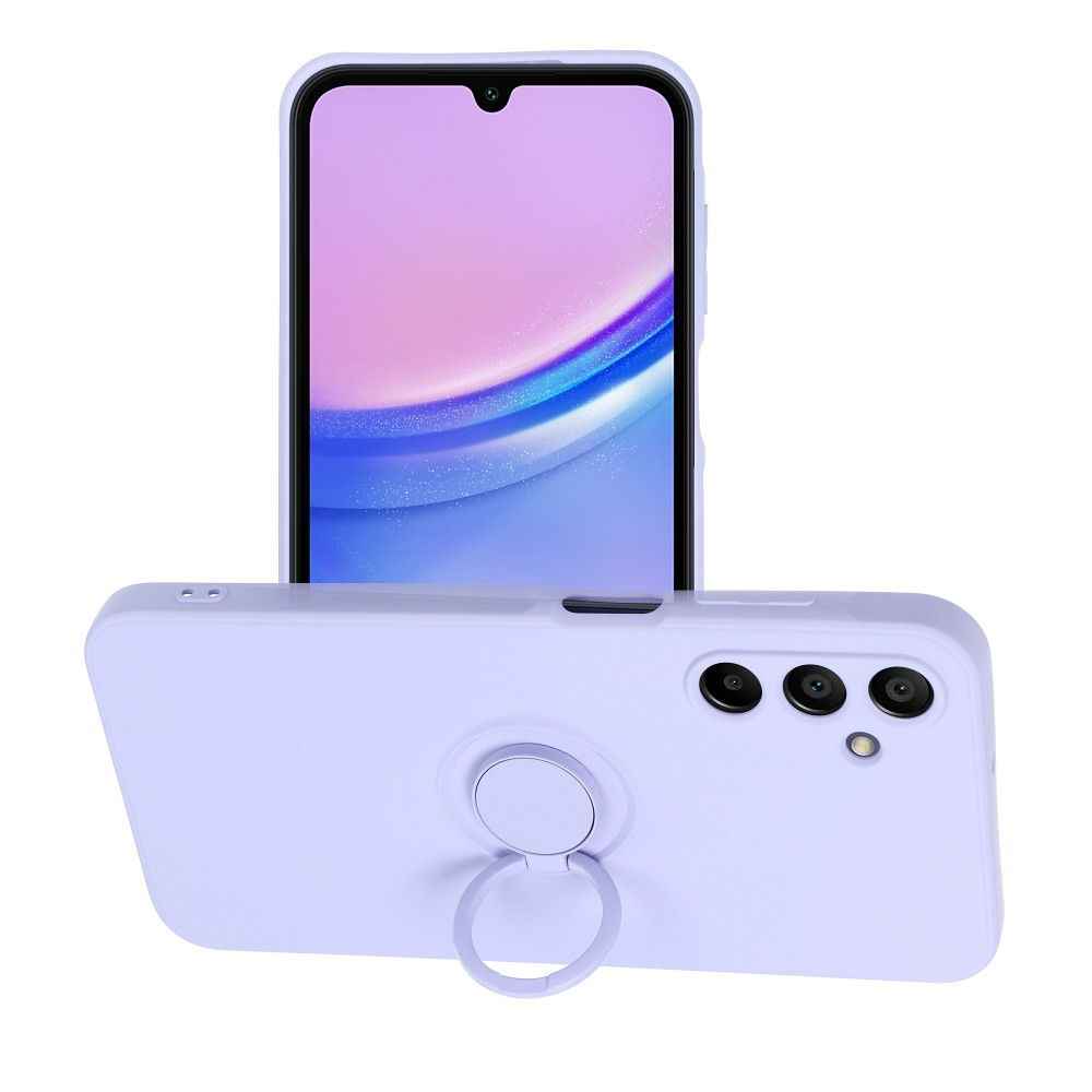 Futerał SILICONE RING do SAMSUNG A15 5G / A15 4G fioletowy