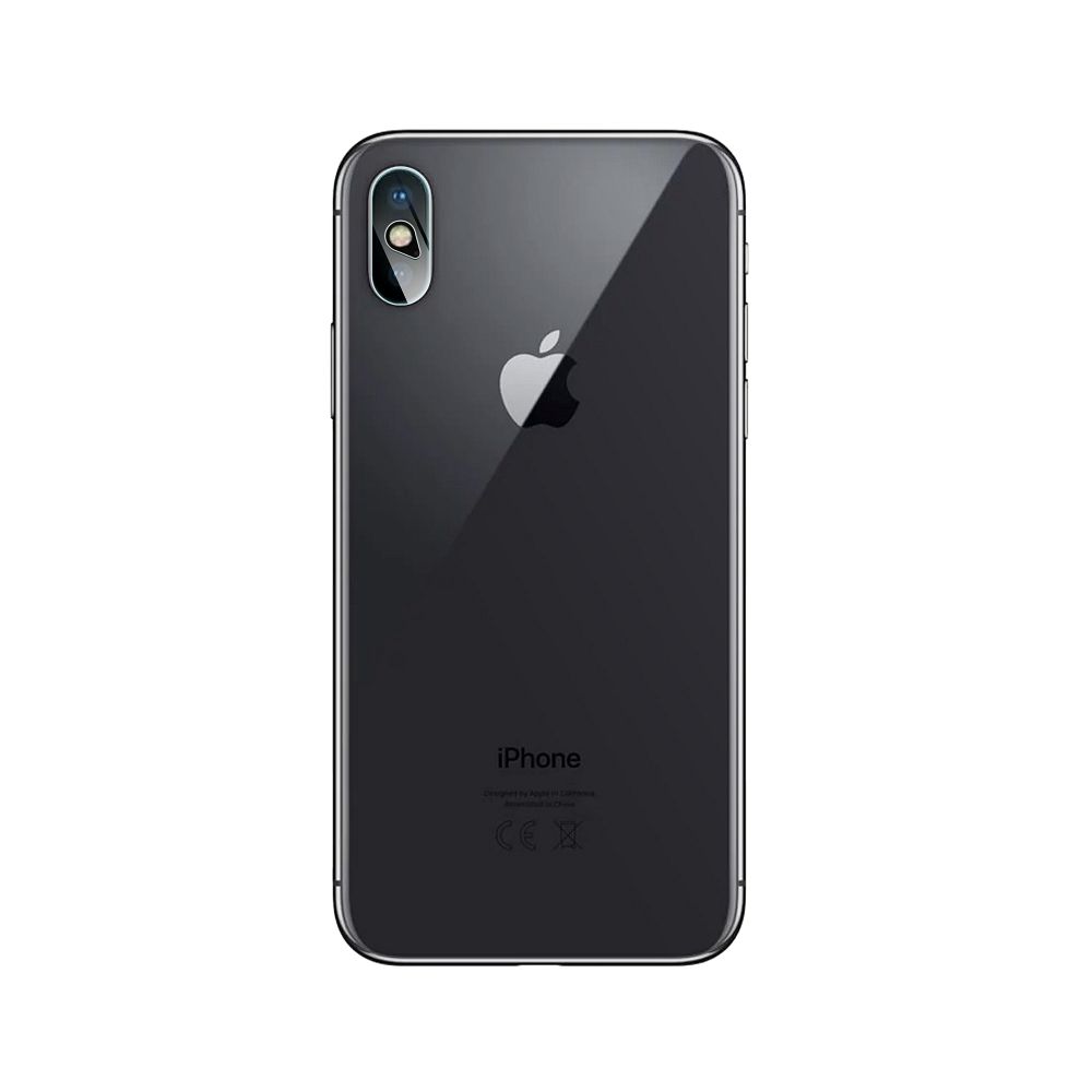 Grafika przedstawia produkt Szkło hartowane Tempered Glass Camera Cover - do iPhone X dostępny w sklepie Etui24.