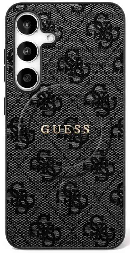 GUESS futerał do SAMSUNG S25 FE kompatybilny z MagSafe GUHMS25FEG4GFRK (Ring Classic Logo) czarny