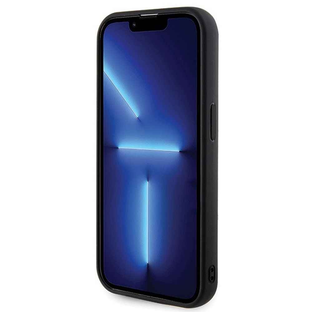 GUESS futerał do IPHONE 15 Pro GUHCP15LPSQSQSK (Quilted Metal Logo) czarny