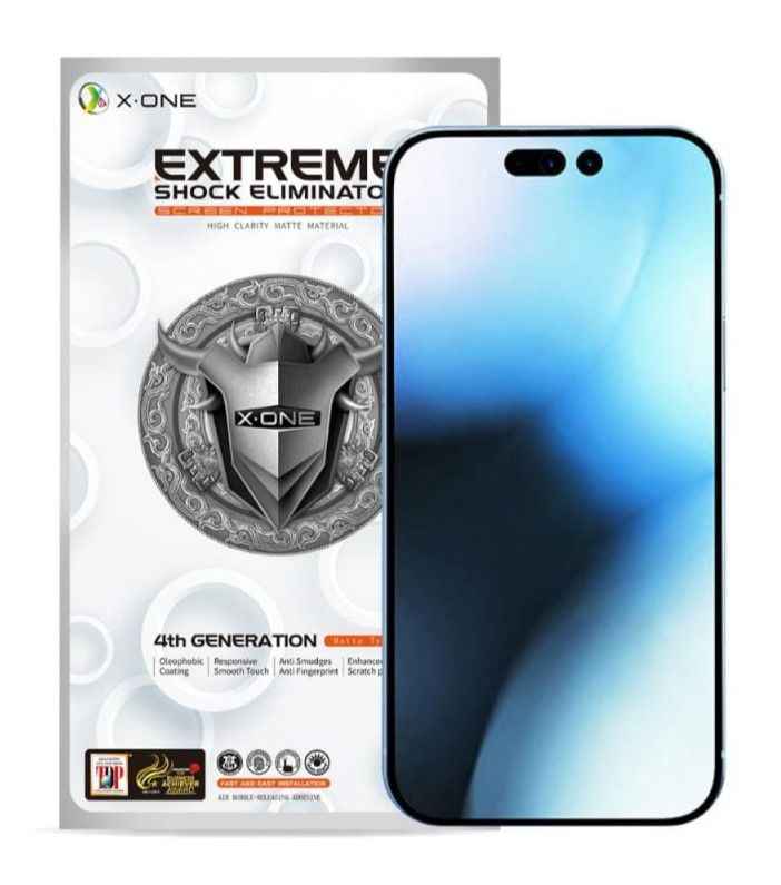Protektor LCD X-ONE Extreme Shock Eliminator 4th gen. - do iPhone 15 Pro Max