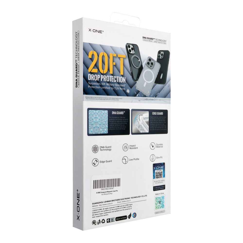 Futerał X-ONE Dropguard Magnetic Case Pro (kompatybilny z MagSafe) - do Apple iPhone 16 Plus czarny