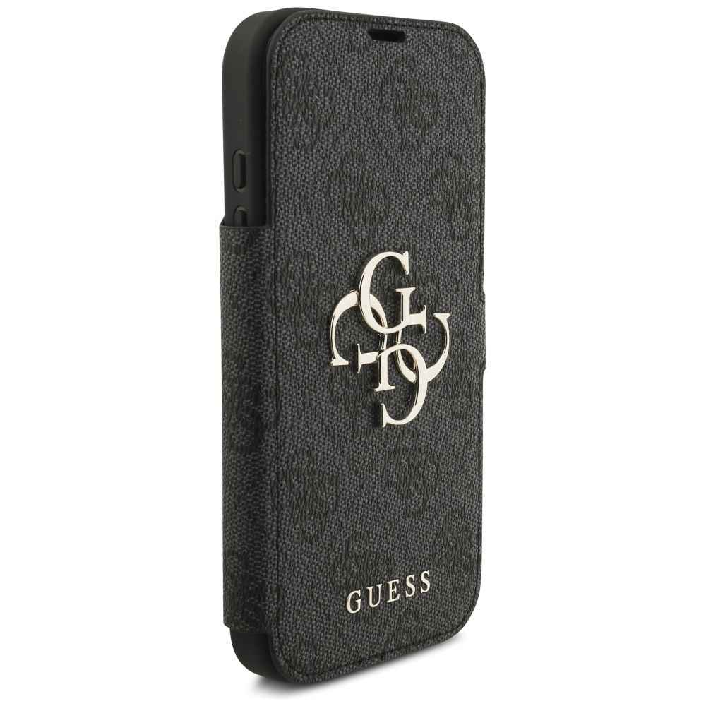 GUESS kabura do IPHONE 17 Pro GUBKP17L4GMGGR (PU 4G Metal Logo) czarna