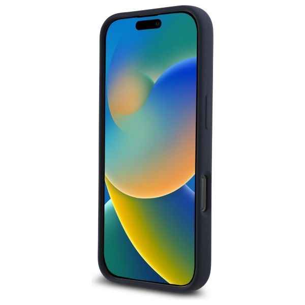 RED BULL futerał do IPHONE 16 Pro kompatybilny z MagSafe RBHMP16L24SIOLRV (Silicone Oversize Vertical Logo) navy