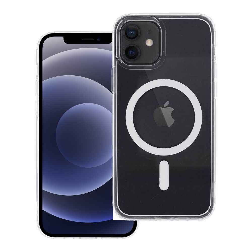 Drop Glue Colorful Ring Mag Cover kompatybilny z MagSafe pasuje do IPHONE 12 / 12 PRO biały