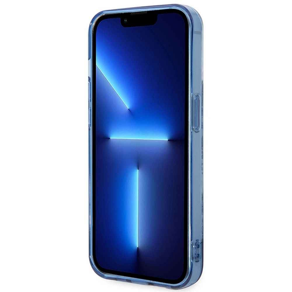 GUESS futerał do IPHONE 14 Pro GUHCP14LHGPLHB (IML Electro Cam TDJ) niebieski
