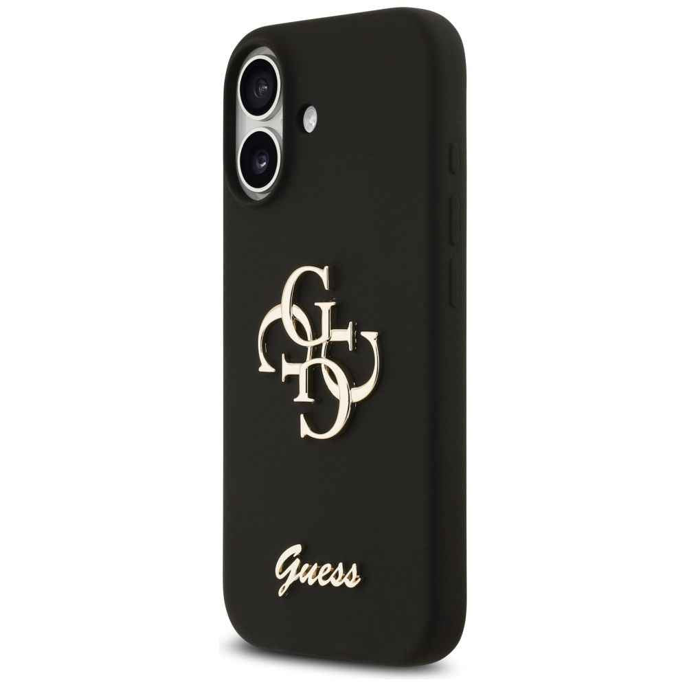 GUESS futerał do IPHONE 17 GUHCP17SSC4GSMK (Silicone W/ Big 4G Script) czarny