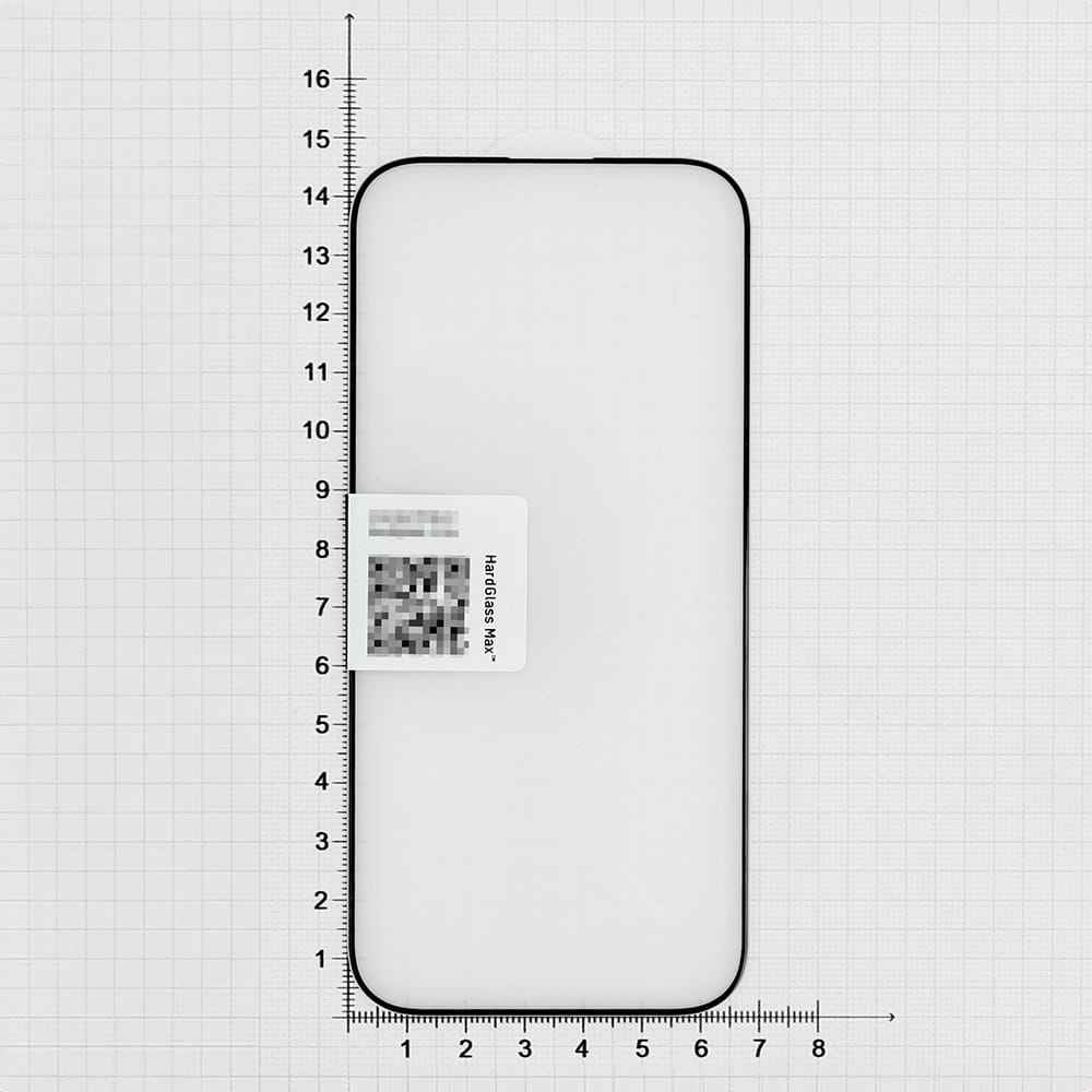 Szkło hartowane 3mk HardGlass Max do iPhone 16 Pro, czarna ramka