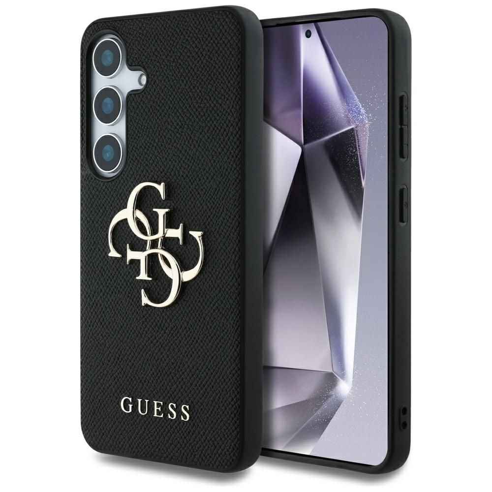 GUESS futerał do SAMSUNG S25 Plus GUHCS25MPGT4MBK (PU Grained Big 4G and Classic Logo) czarny