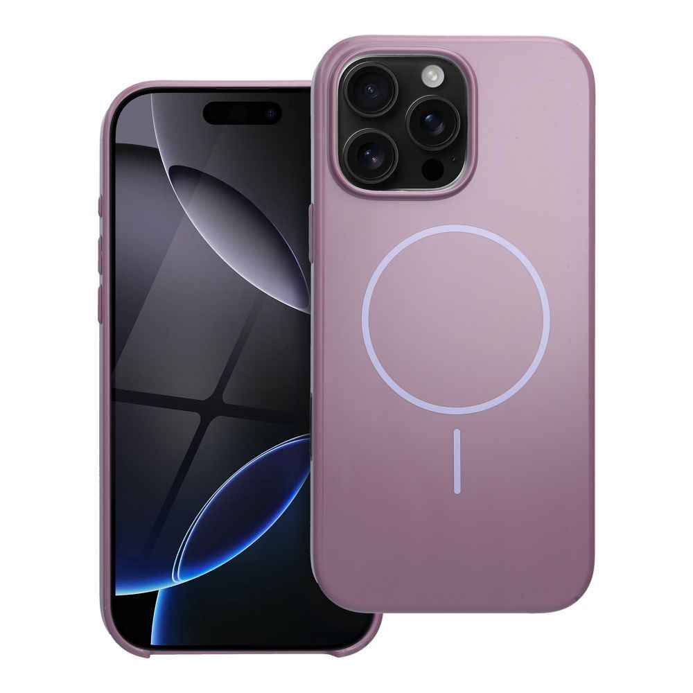 Premium Glossy Mag Cover kompatybilny z MagSafe i Camera Control button pasuje do iPhone 16 Pro Max fioletowy