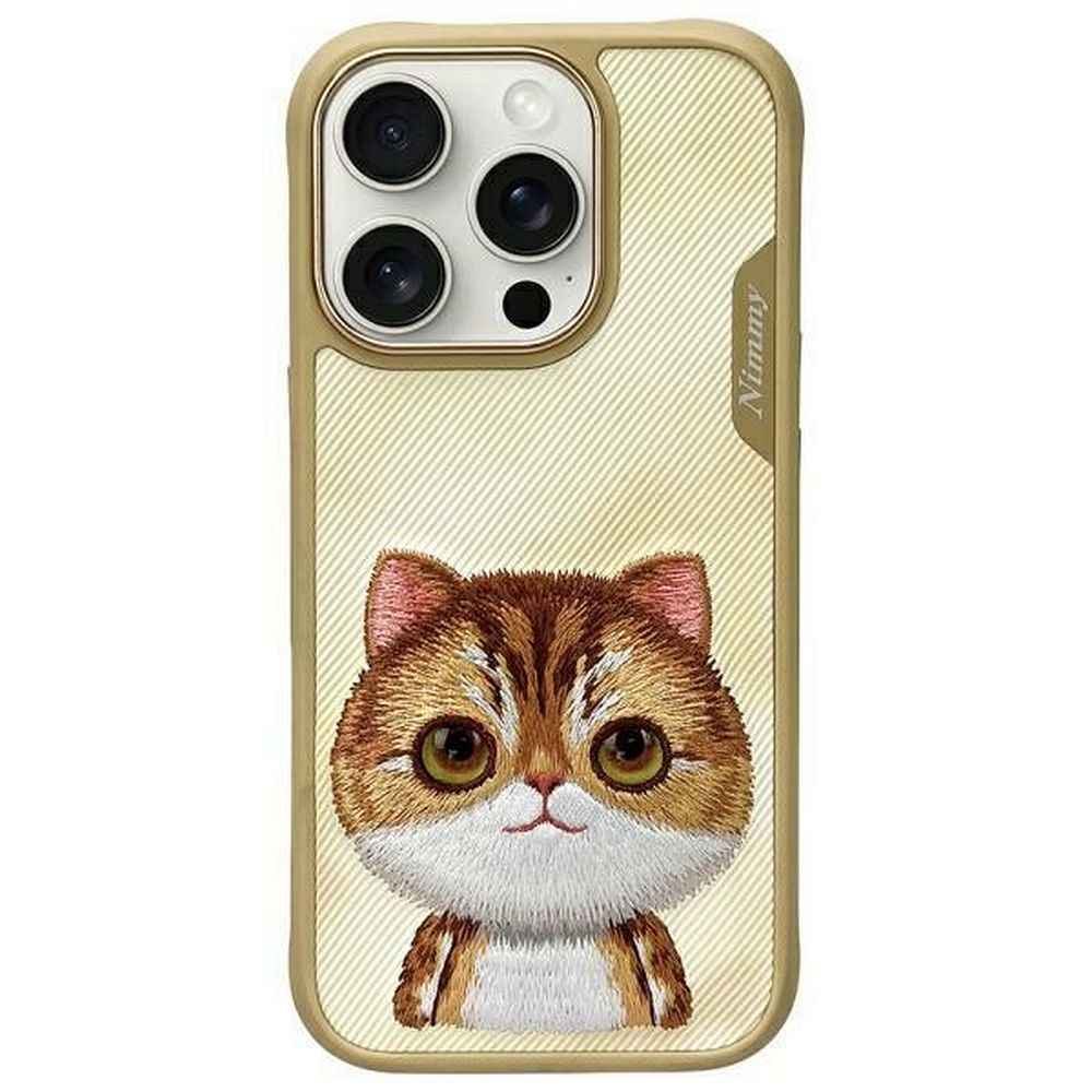 NIMMY futerał BIG EYED PET 2.0 Cat do IPHONE 16 Pro khaki