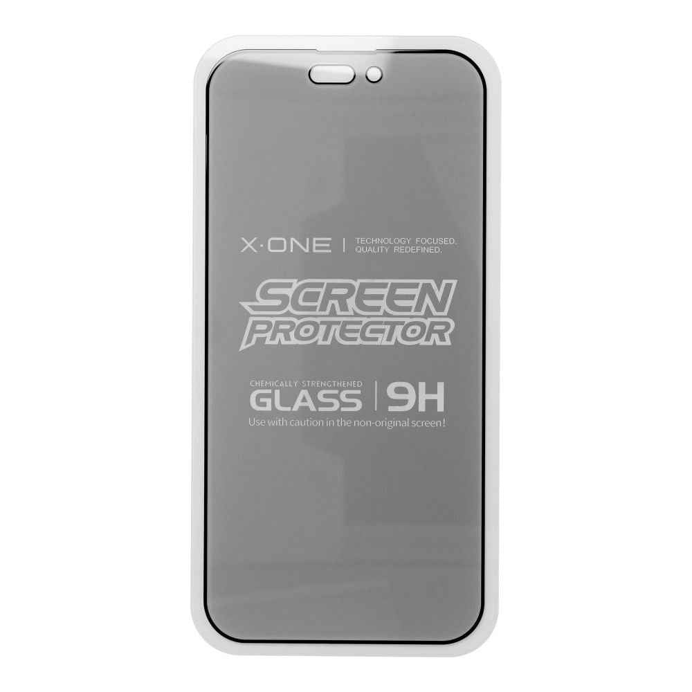 Szkło hartowane X-ONE Full Cover Extra Strong Privacy - do iPhone 14 Pro Max (full glue) czarny