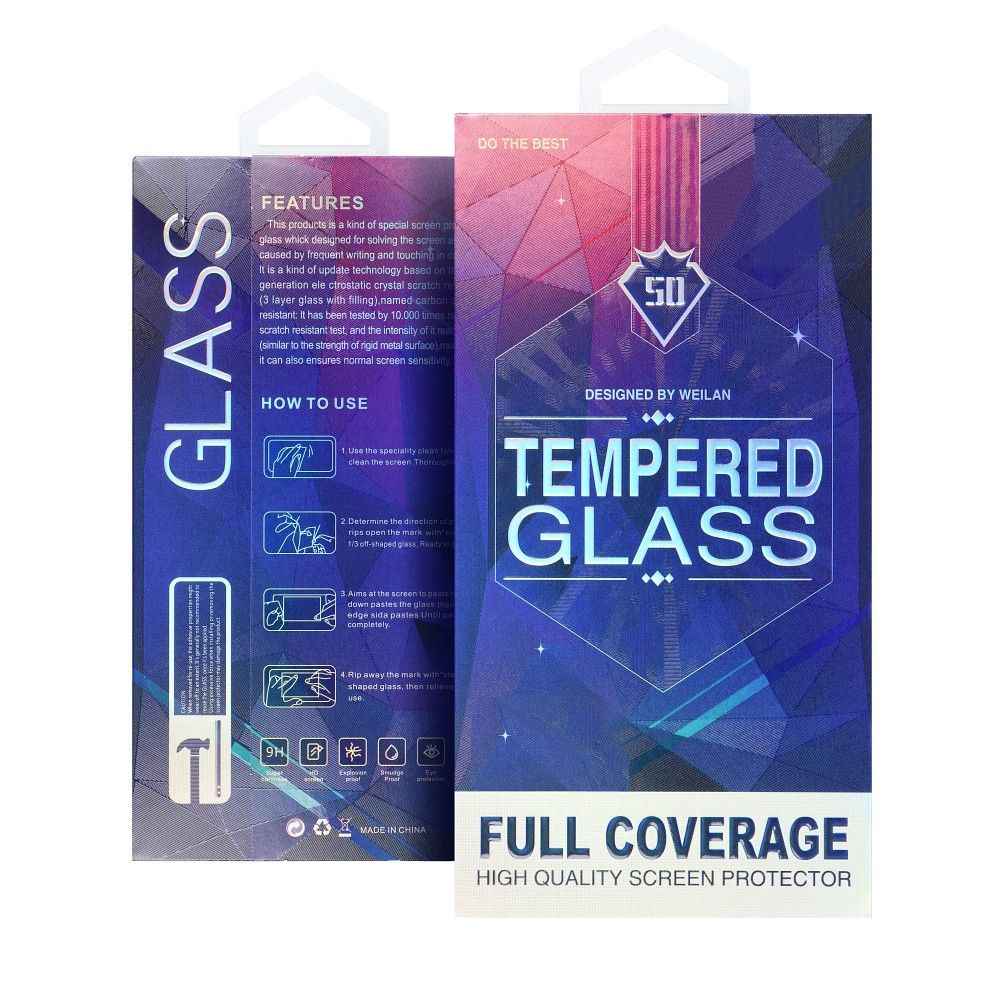 5D Full Glue Tempered Glass - do Samsung Galaxy S25 Ultra czarny