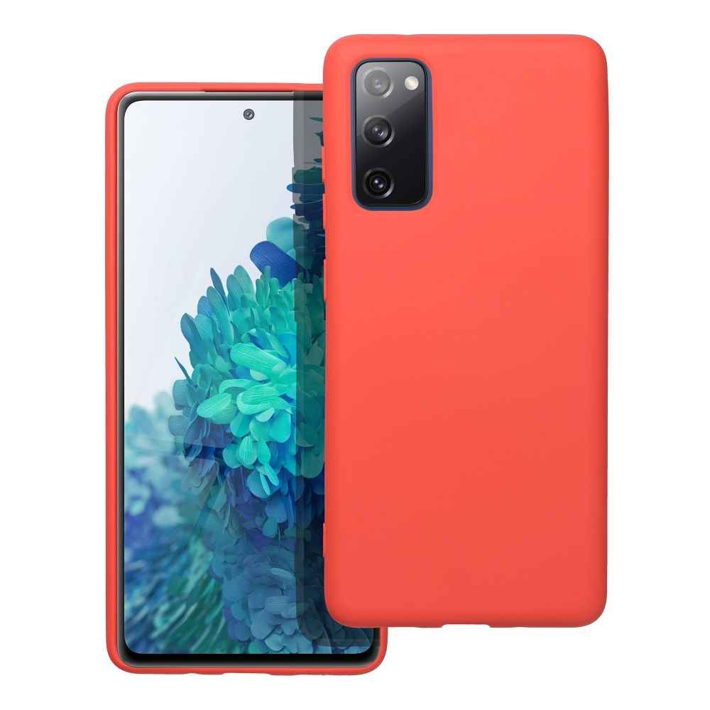 Futerał SILICONE do SAMSUNG S20 FE / S20 FE 5G brzoskwiniowy