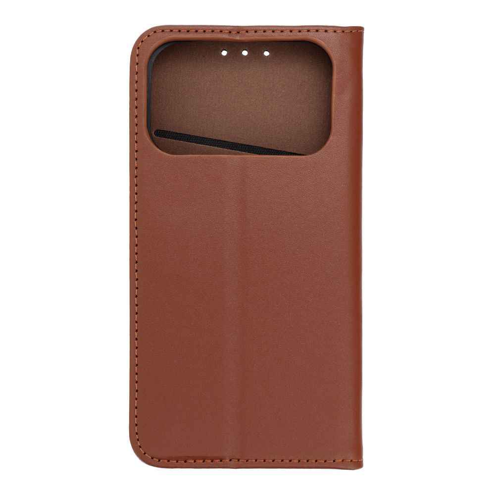 DUPLIKAT Kabura SMART Pro Book skórzana do iPhone 17 Pro brązowy (Kopia)