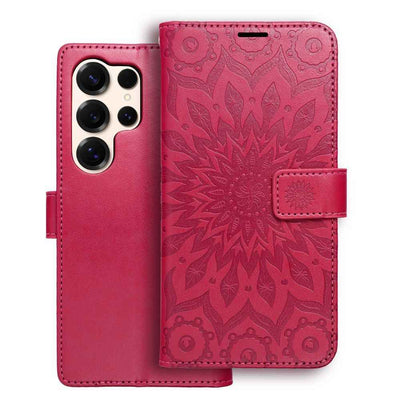 Etui MEZZO Book do Samsung S25 Ultra mandala magenta