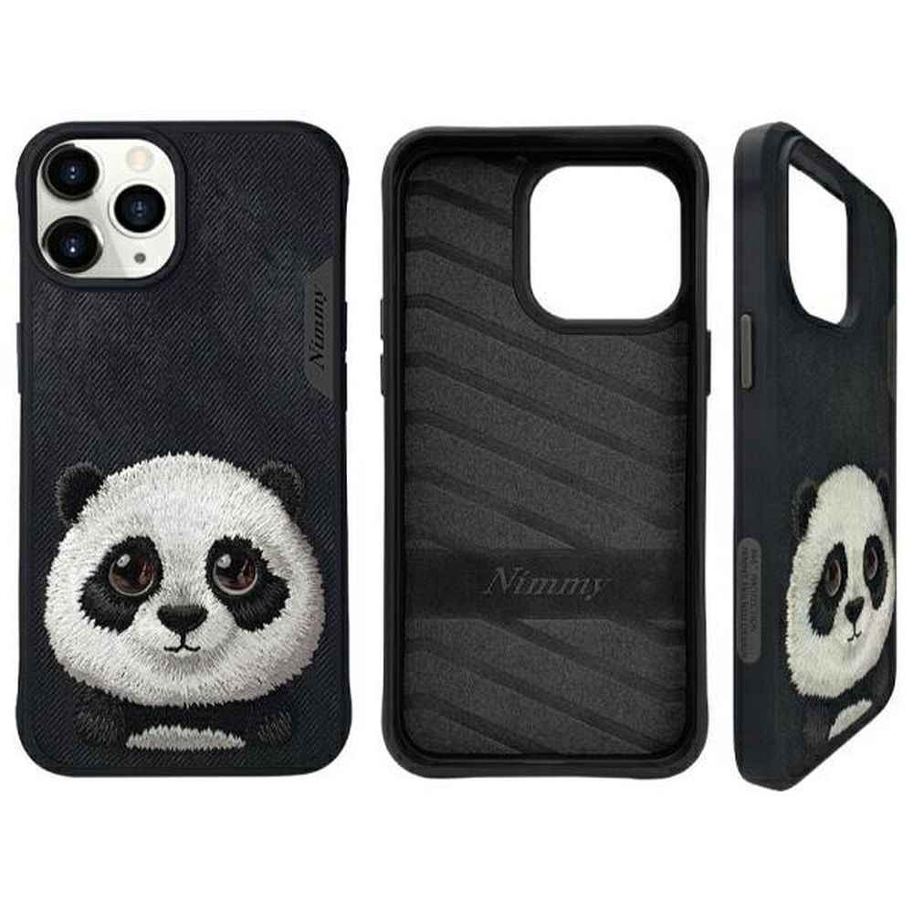 NIMMY futerał BIG EYED PET 2.0 Panda do IPHONE 15 Pro czarny