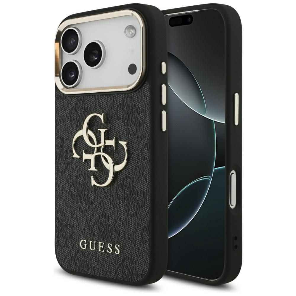 GUESS futerał do IPHONE 17 Pro GUHCP17L4GMGCGR (PU W/ Big 4G Classic Logo) złoto czarny