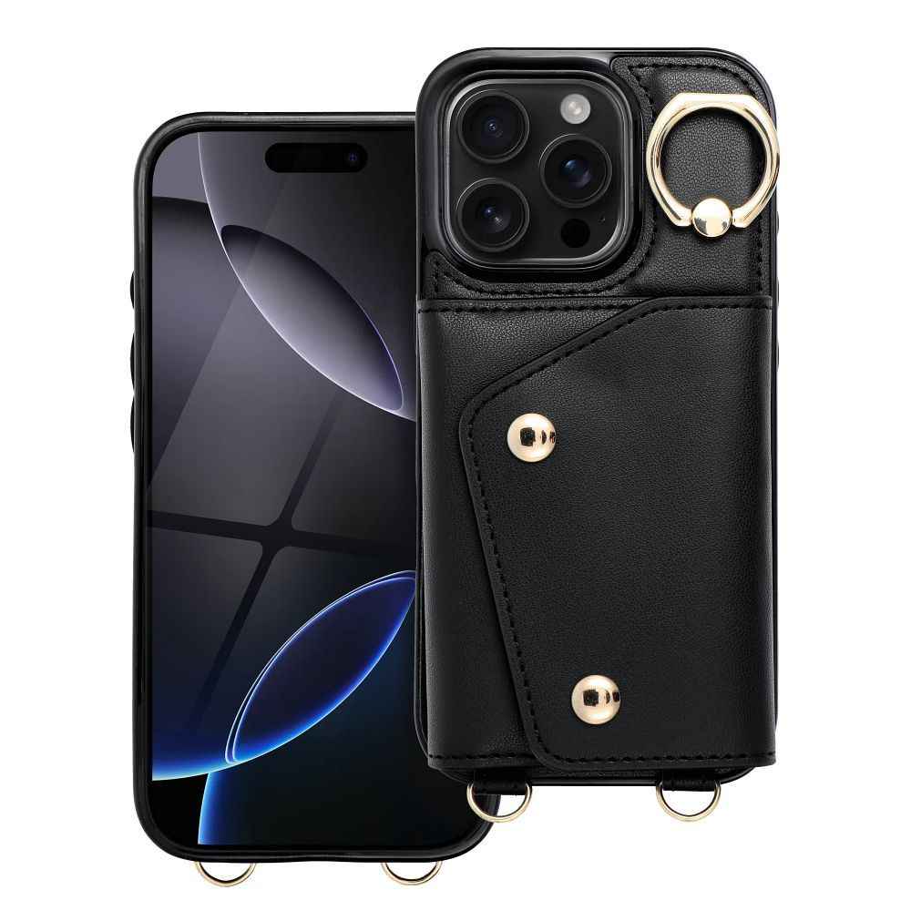 Futerał portfel WONDER dla IPHONE 14 czarny