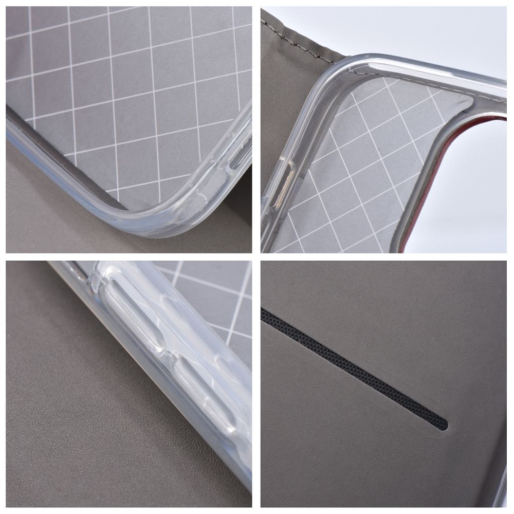 Grafika przedstawia Kabura SMART MAGNETO do iPhone 17 Pro burgundowy