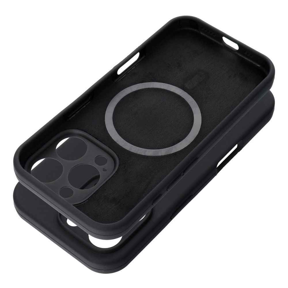 Futerał SILICONE 2mm do IPHONE 16 Pro Max kompatybilny z MagSafe czarny