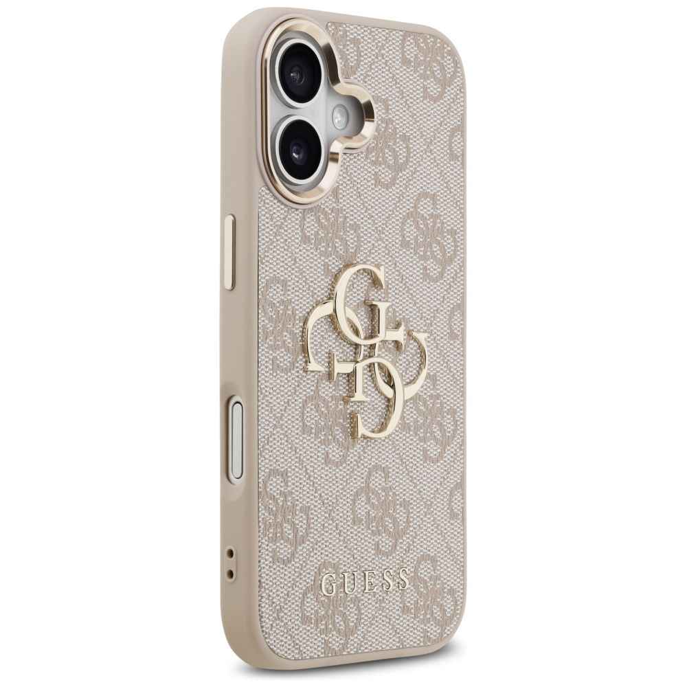 GUESS futerał do IPHONE 17 GUHCP17S4GMGCPI (PU W/ Big 4G Classic Logo) złoto różowy