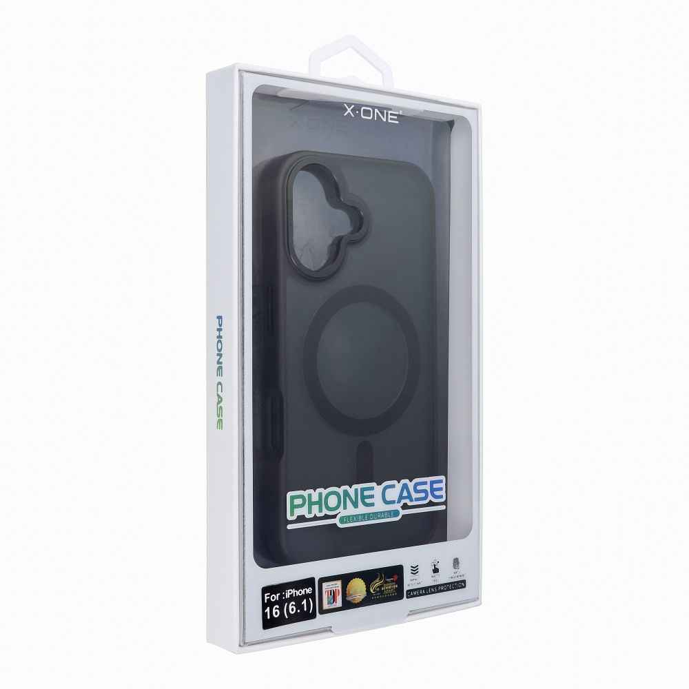 Futerał X-ONE Dropguard Magnetic Case Air (kompatybilny z MagSafe) - do Apple iPhone 16 czarny