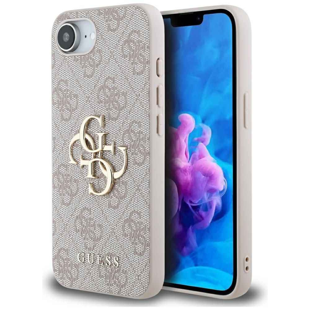 GUESS futerał do IPHONE 16e (SE 4 2025) GUHCPSE44GMGPI (4G PU Big Logo) różowy