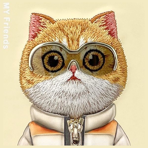 Grafika przedstawia NIMMY futerał COOL&CUTE 2.0 Cat do IPHONE 16 Pro Max khaki