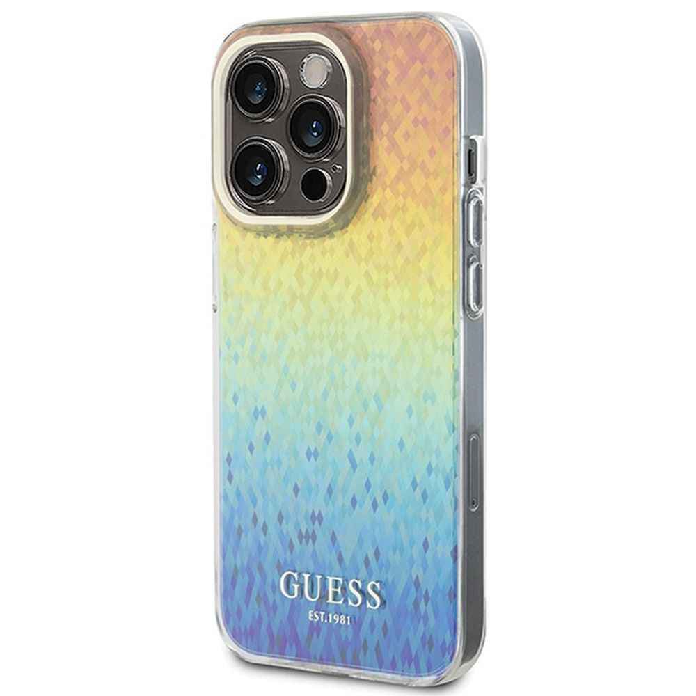 GUESS futerał do IPHONE 14 Pro GUHCP14LHDECMI (IML Faceted Mirror / disco iridescent) wielokolorowy