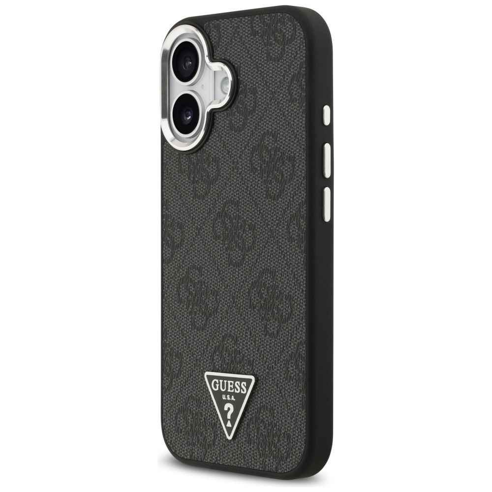 GUESS futerał do IPHONE 17 kompatybilny z MagSafe GUHMP17SP4TSRCMK (PU 4G W/Triangle Logo SL) czarny