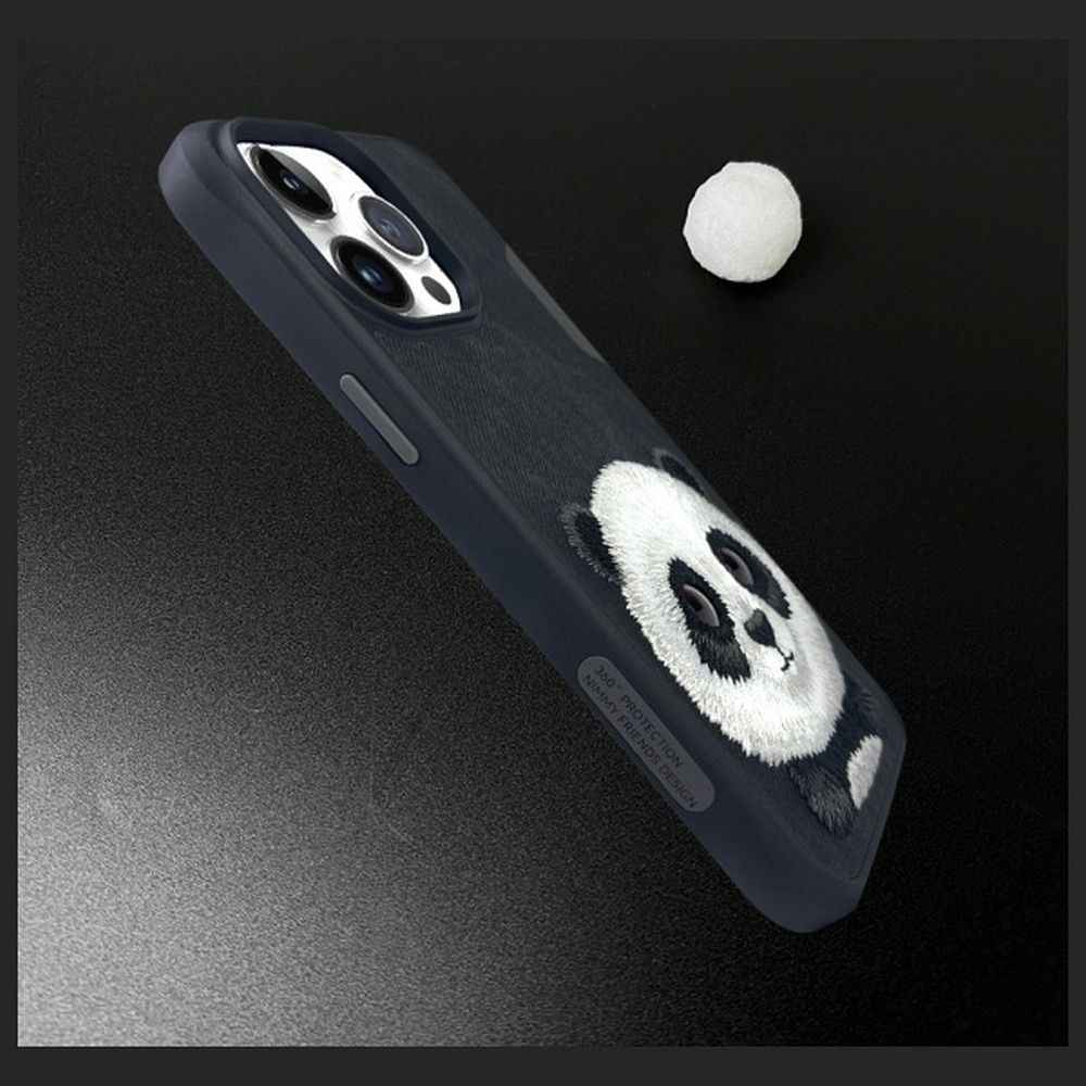 NIMMY futerał BIG EYED PET 2.0 Panda do IPHONE 15 Pro czarny