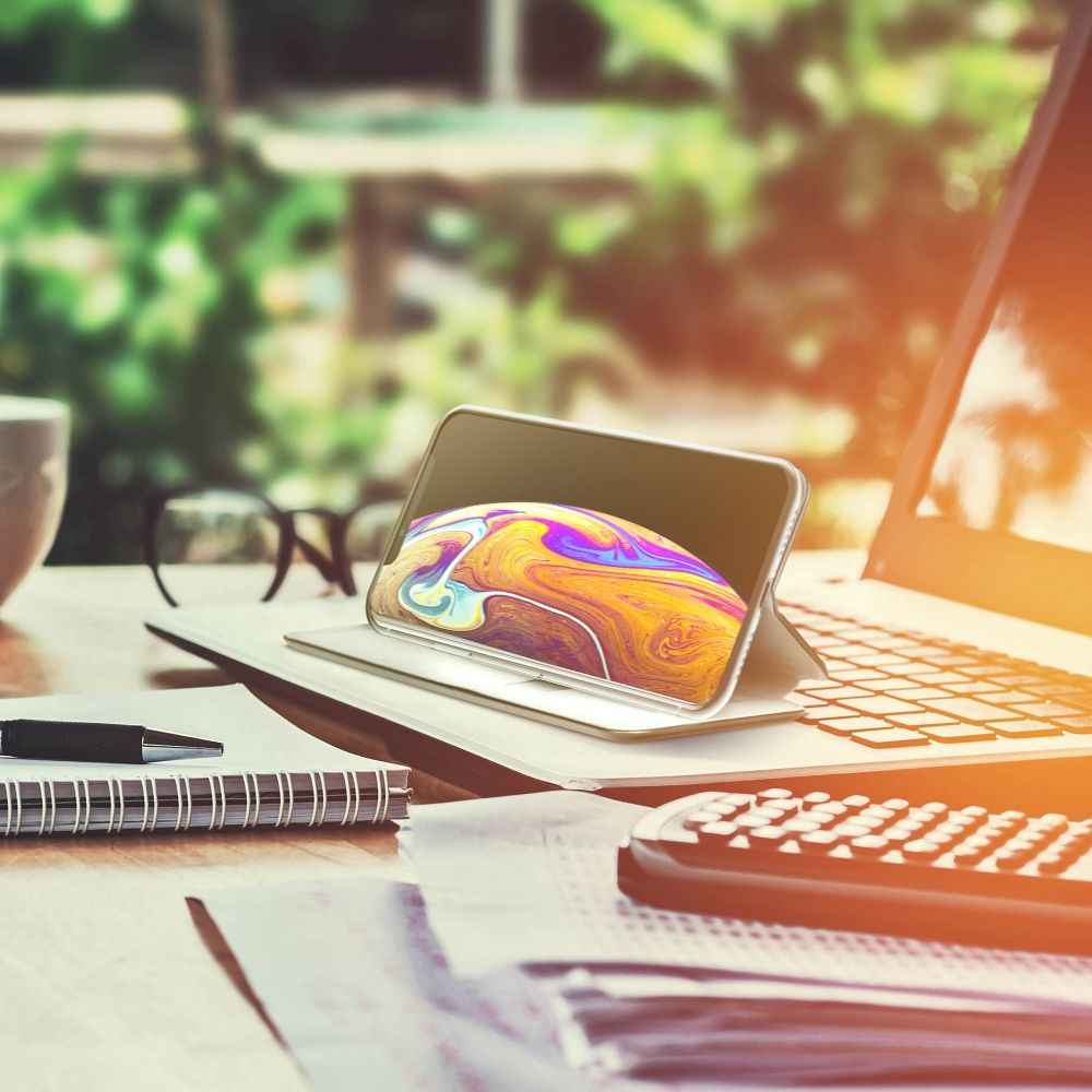 Kabura ELEGANCE Book do IPHONE 15 Pro Max stalowy