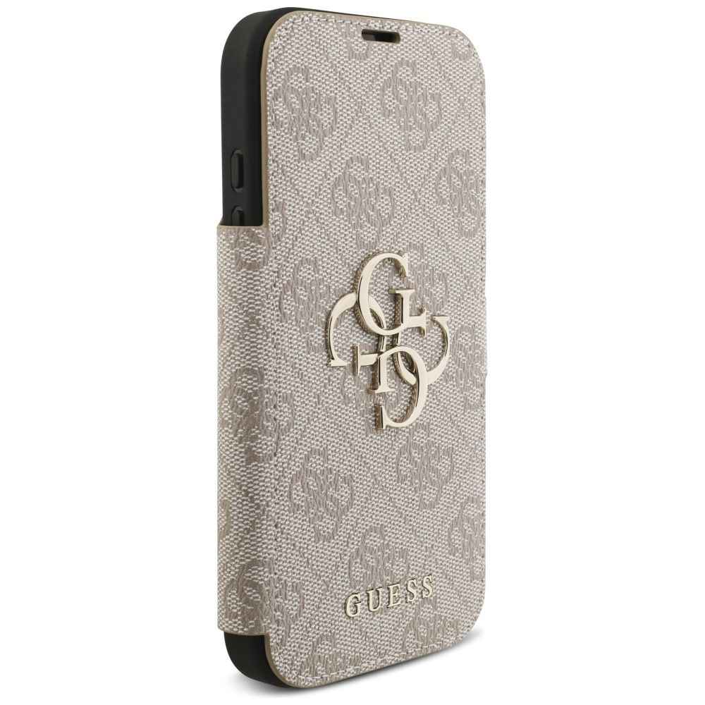 GUESS kabura do IPHONE 17 Pro GUBKP17L4GMGPI (PU 4G Metal Logo) różowa