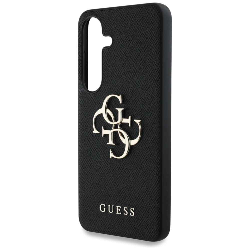 GUESS futerał do SAMSUNG S25 Plus GUHCS25MPGT4MBK (PU Grained Big 4G and Classic Logo) czarny