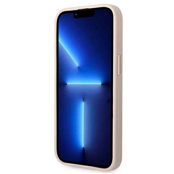 GUESS futerał do IPHONE 13 / 14 / 15 GUHCP14S4GMGPI (4G Big Metal Logo) różowy