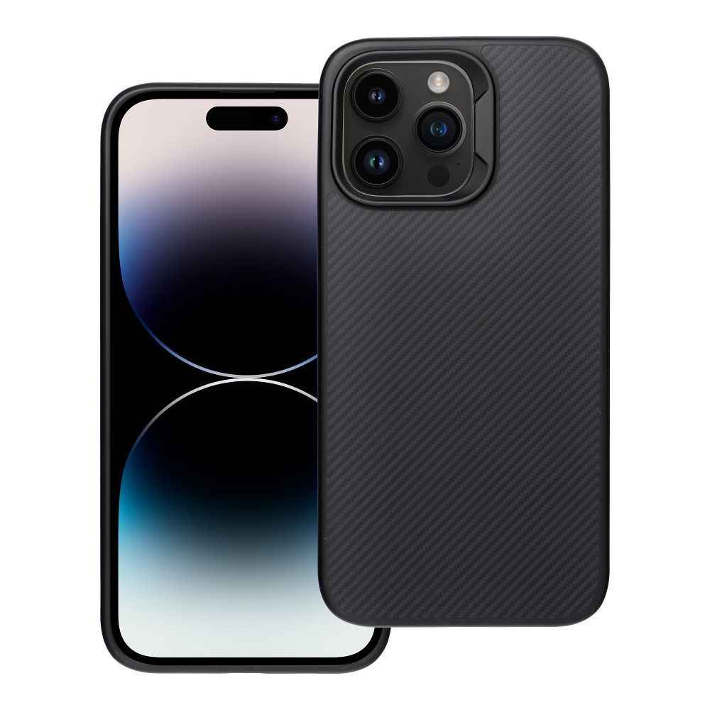 Carbon Elite Mag Cover kompatybilny z MagSafe pasuje do IPHONE 14 PRO MAX czarny