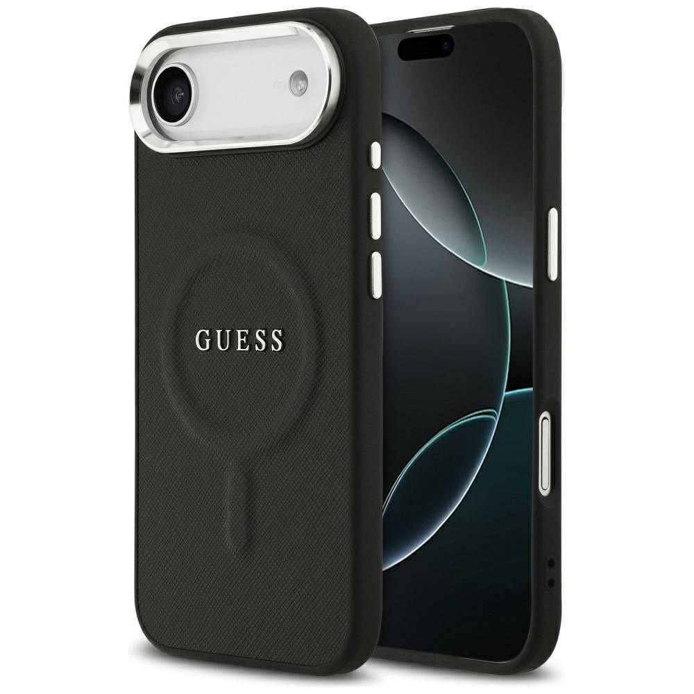 GUESS futerał do IPHONE 17 Air kompatybilny z MagSafe GUHMP17MPSAREGSK (PU W/ Classic Logo) czarny