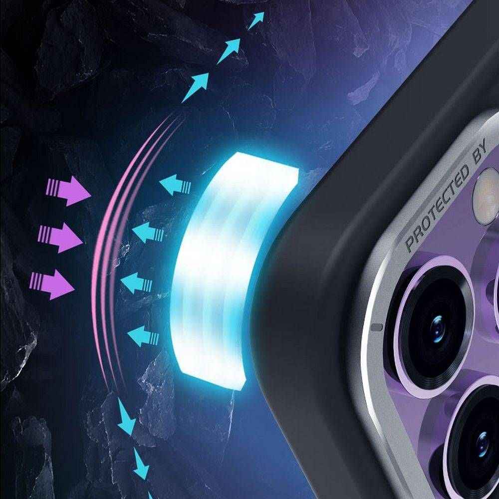 Futerał X-ONE Dropguard Magnetic Case Air (kompatybilny z MagSafe) - do Apple iPhone 15 Plus czarny