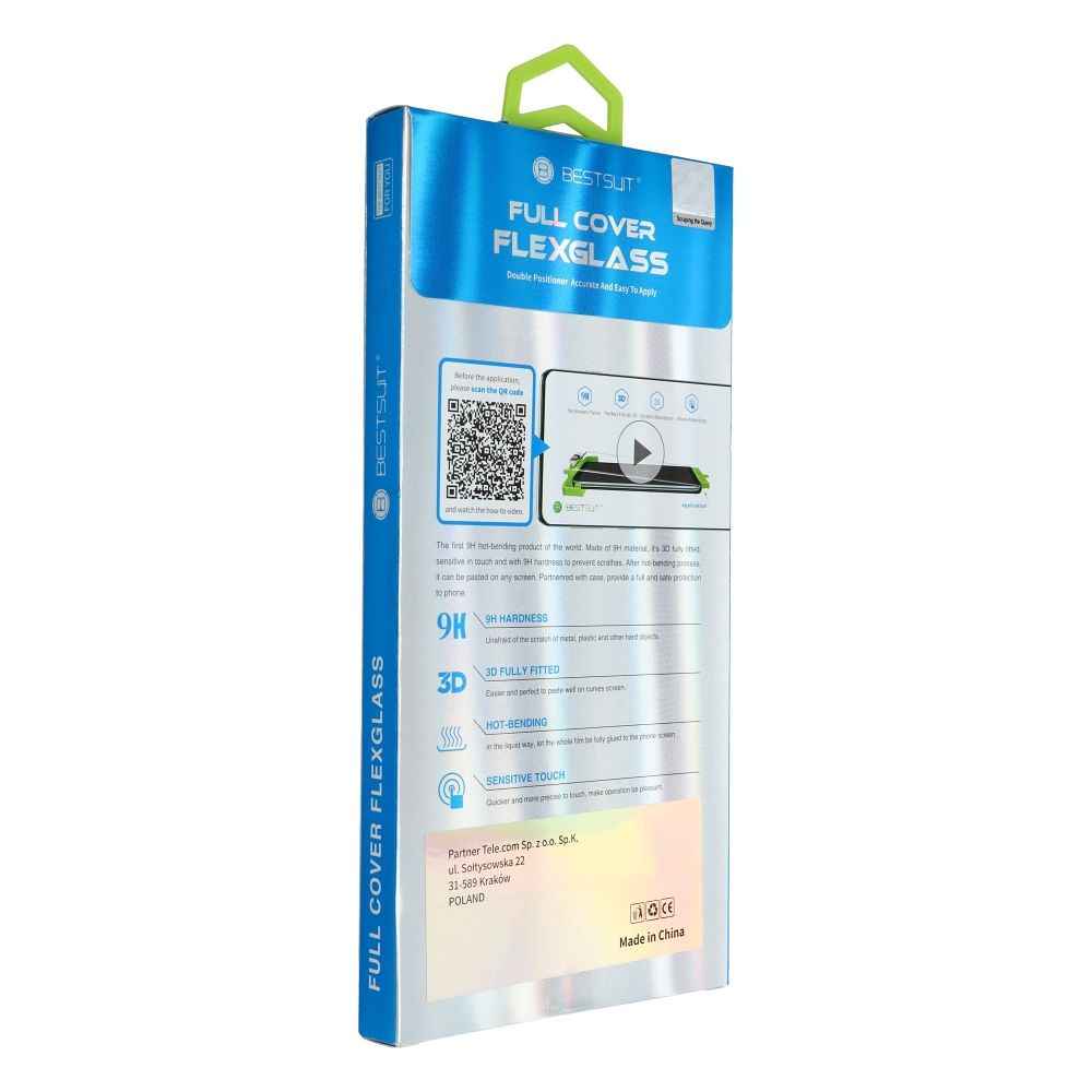 Szkło hybrydowe Bestsuit Flexible 5D Full Glue do Xiaomi 15 Ultra czarny (Hot Bending)