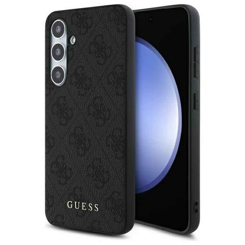 GUESS futerał do SAMSUNG S24 FE GUHCS24FEG4GFGR (HC PU 4G Metal Logo) szary